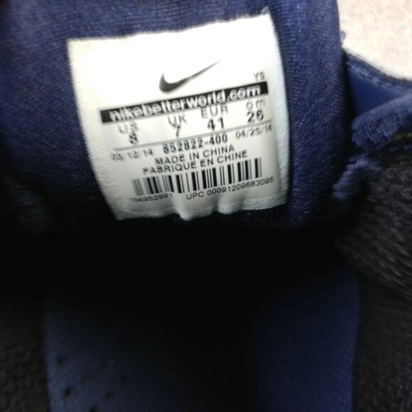 Nike Air Footscape Desert Mens Size 8 Basketball Shoes Blue Sneakers 652822-400 - Picture 3 of 10